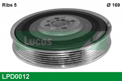 LUCAS ENGINE DRIVE lpd0012 -  Ременный шкив, коленчатый вал